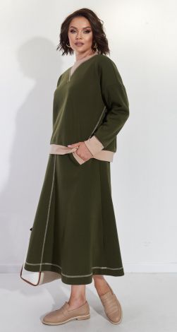 Модный костюм с юбкой