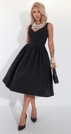 Красивое черное платье в стиле ОЛД МОНЕЙ