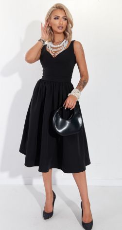 Красивое черное платье в стиле ОЛД МОНЕЙ