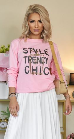 Красивый свитшот с принтом