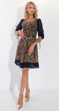 Красивое шифоновое платье