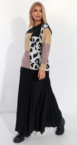 Свитер леопардовый 