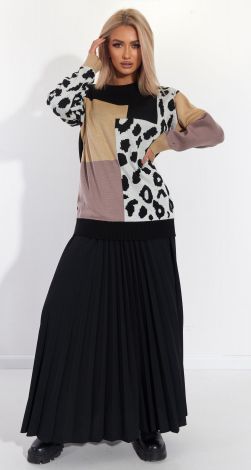 Свитер леопардовый 