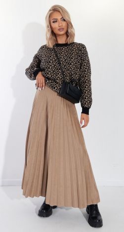 Свитер с леопардовым узором