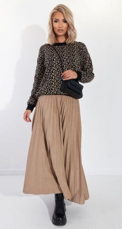 Свитер с леопардовым узором