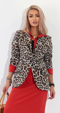 Пиджак с принтом