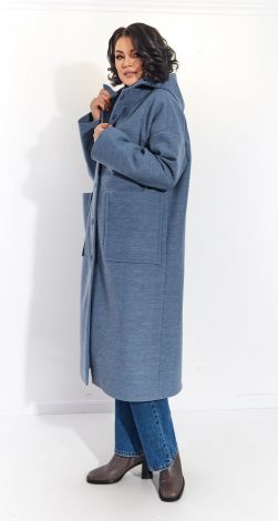 Стильне пальто вільного крою