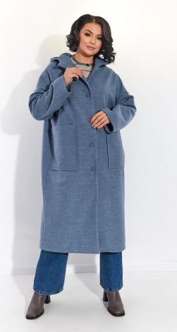 Стильне пальто вільного крою
