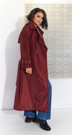 Модний подовжений тренч