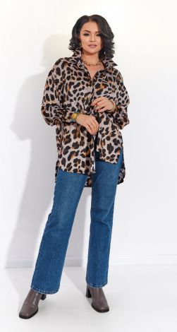 Стильна шовкова сорочка