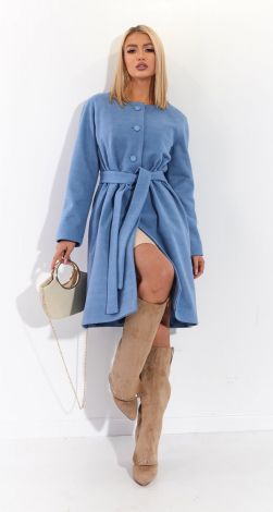 Стильне пальто А силуету