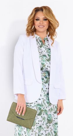 Шовковий костюм зі спідницею