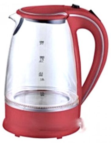 Чайник электрический Kingberg 1,7л; 3 цвета микс, крышка-автоматическая KB-2029