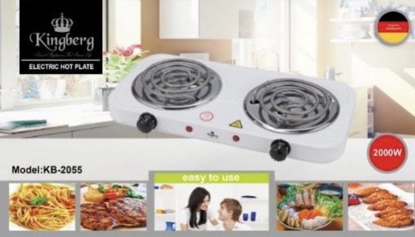 KB-2055 Электроплитка (2 спирали)