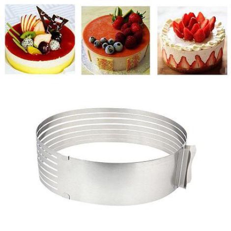 Форма — кольцо для нарезки коржей из нержавеющей стали BN-1035