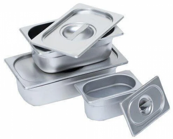 Емкость гастрономическая с крышкой(27*17*15 см нерж. сталь) BN-1063