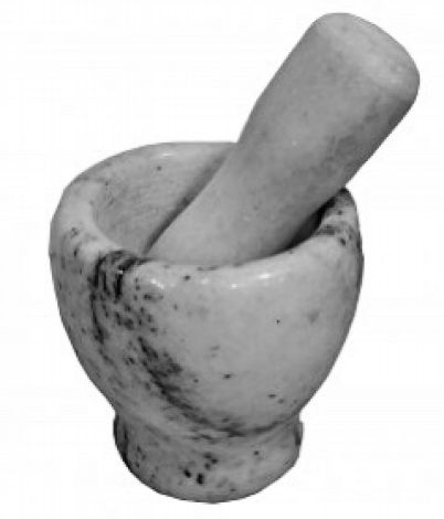 Большая кухонная ступка из мрамора BN-013