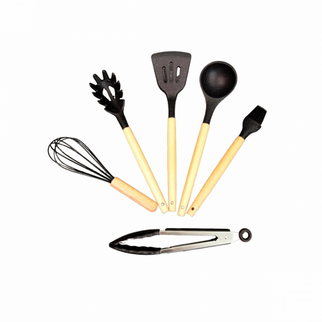 Набор нейлоновых поварешек из 6 предметов, BN-470 (6)