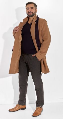 Стильное мужское пальто