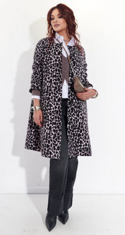 Жакет з леопардовим принтом