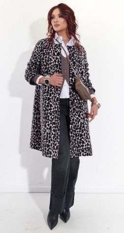 Жакет з леопардовим принтом