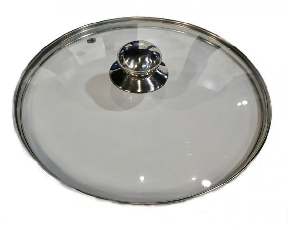 Стеклянная крышка с ручкой 22CM BN-1004