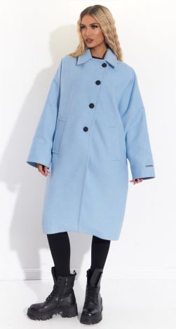 Об'ємне кашемірове пальто