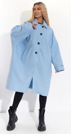 Об'ємне кашемірове пальто