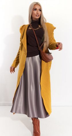 Тёплый кардиган с капюшоном