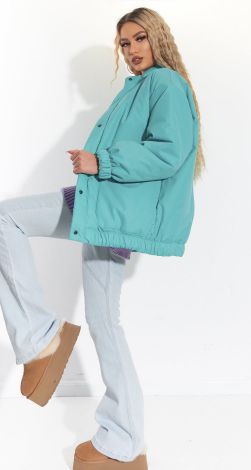 Стильний бомбер із утепленням