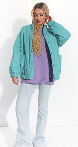 Стильний бомбер із утепленням