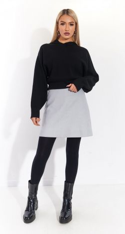 Спідниця міні із теплої тканини