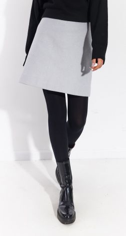 Спідниця міні із теплої тканини