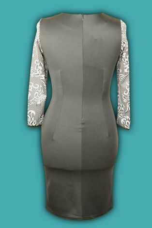 Платье с узором