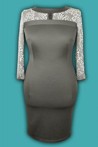 Платье с узором