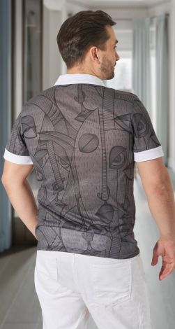 Стильная трикотажная рубашка