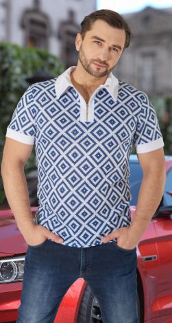 Стильная трикотажная рубашка