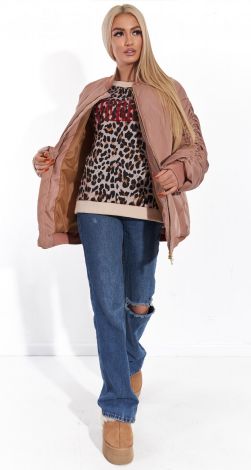 Об'ємний утеплений бомбер