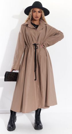 Полегшений тренч стильного крою