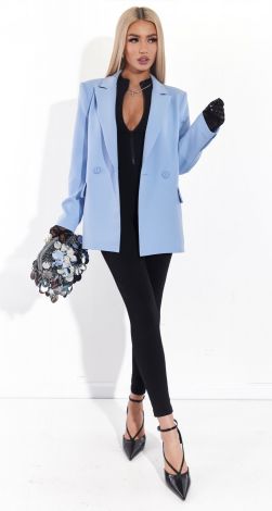 Двобортний піджак вільного крою