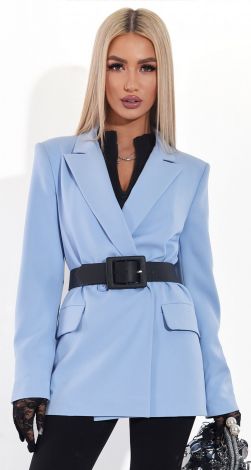 Двобортний піджак вільного крою