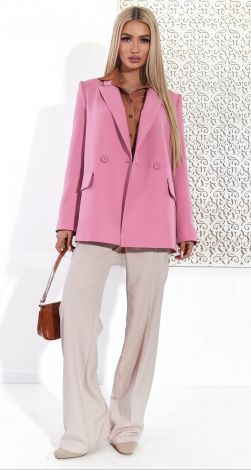 Двобортний піджак вільного крою