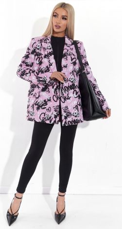 Двобортний піджак вільного крою