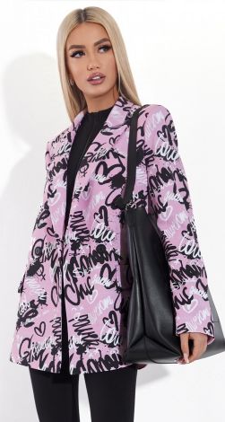 Двобортний піджак вільного крою