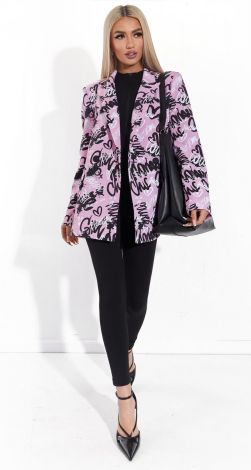 Двобортний піджак вільного крою