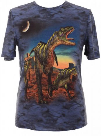 Футболка с принтом динозавр