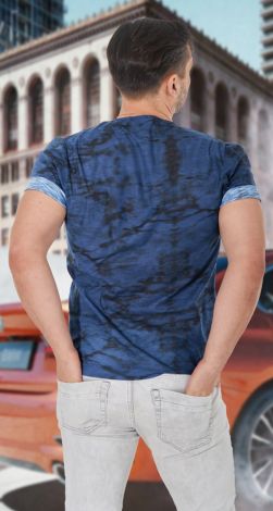 Футболка з принтом акула море кракен