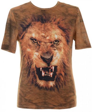 Футболка с принтом тигра