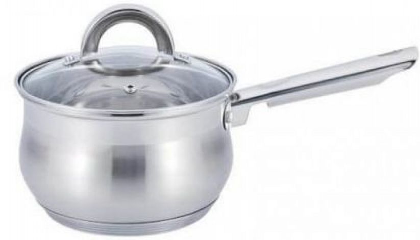 Ковш с крышкой 1 литр (5 слойное дно)