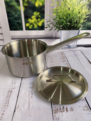 Ковш Хорика с крышкой- Нерж. сталь 2,8л